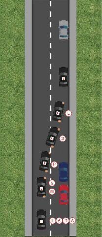 online driving lesson on parking on the right hand side of the road