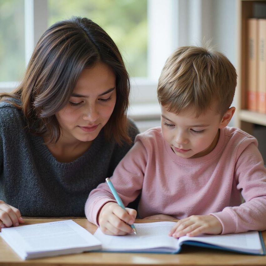 Louisiana dyslexia specialist teaching one-on-one session