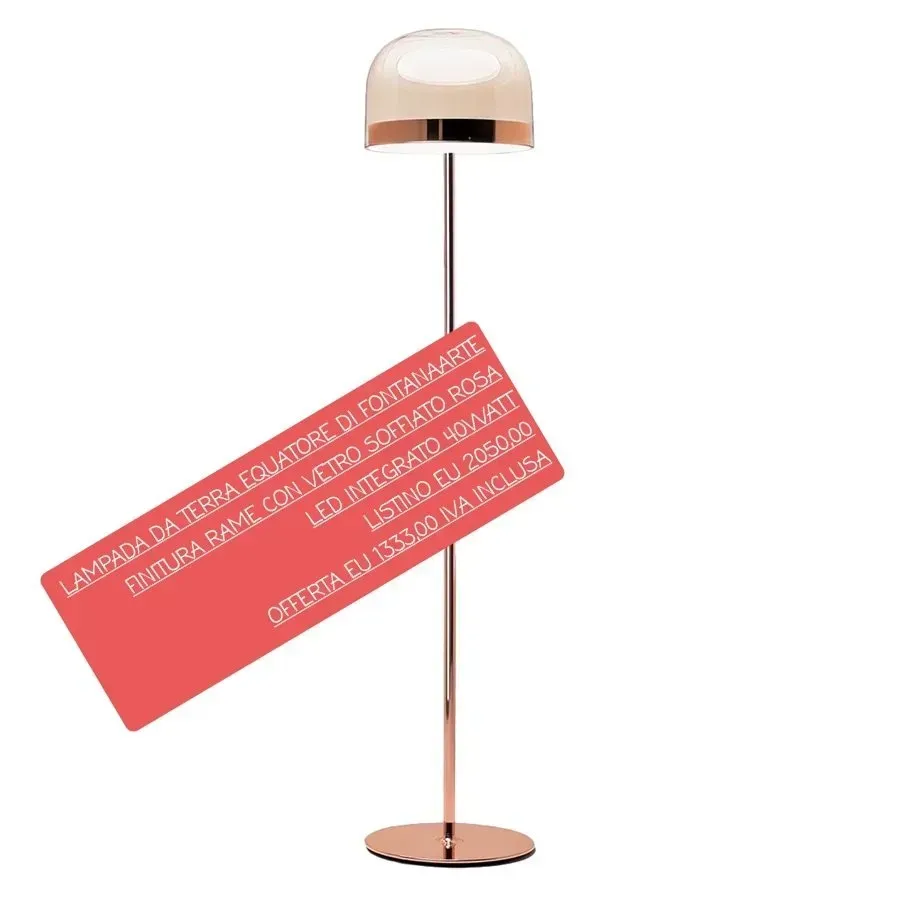 Promozioni lampade piantana outlet Colombo Illuminazione Novara