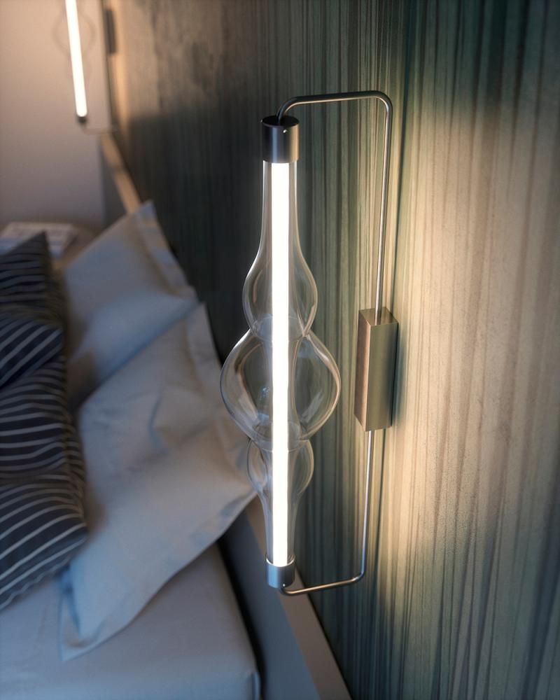 esposizione Cangini & Tucci lampade da parete Colombo Illuminazione Novara