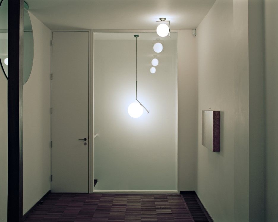 Flos lampade sospensione ingresso Colombo Illuminazione Novara