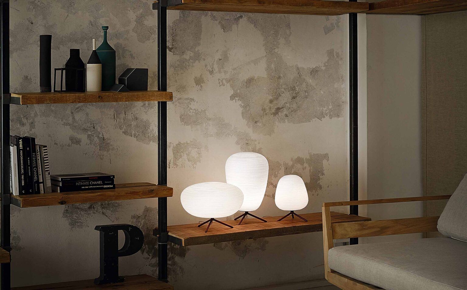 arredo Foscarini lampade da tavolo Colombo Illuminazione Novara
