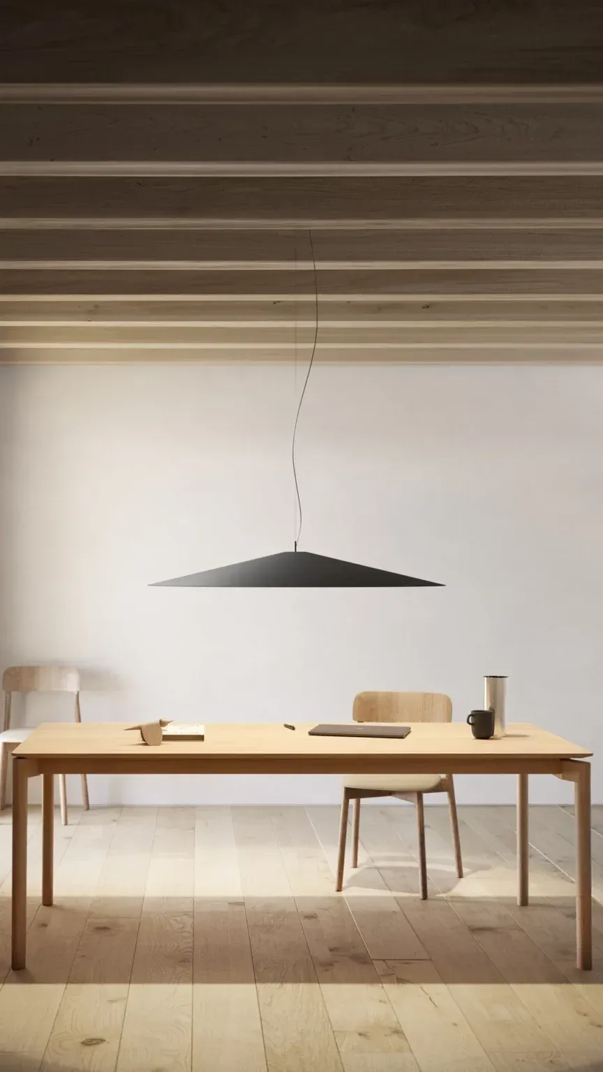 Luceplan lampade sospensione sala runioni Colombo Illuminazione Novara