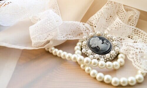 pearl brooch — Regal Pearls in Hemet, CA