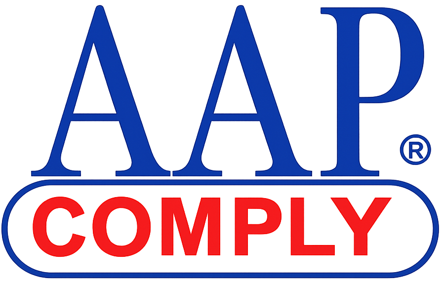 Blue AAP letters above 