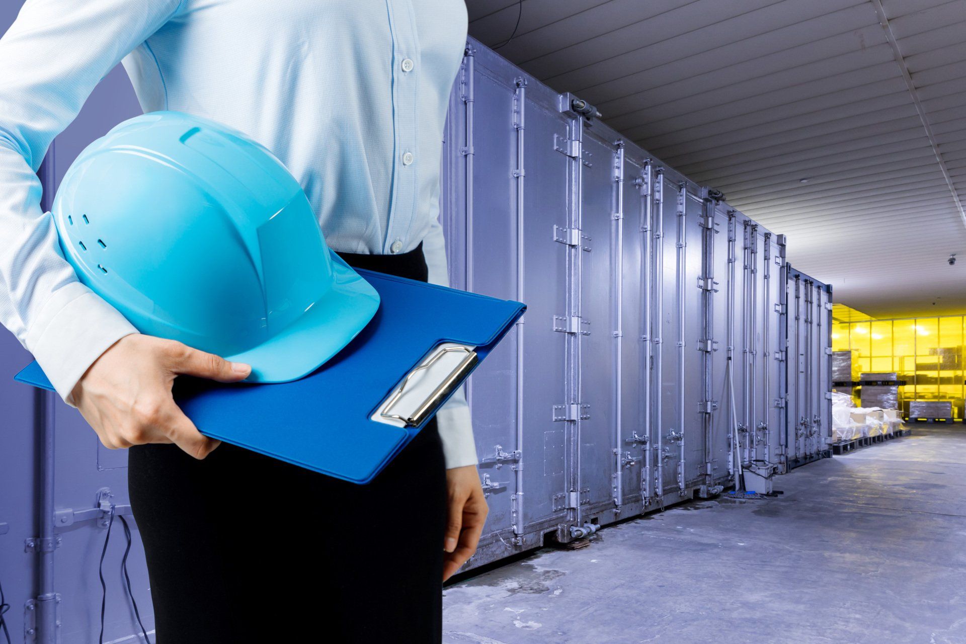 Insulation Consulting — Man Holding a Paper Holder and Hard Hat in Collierville, TN