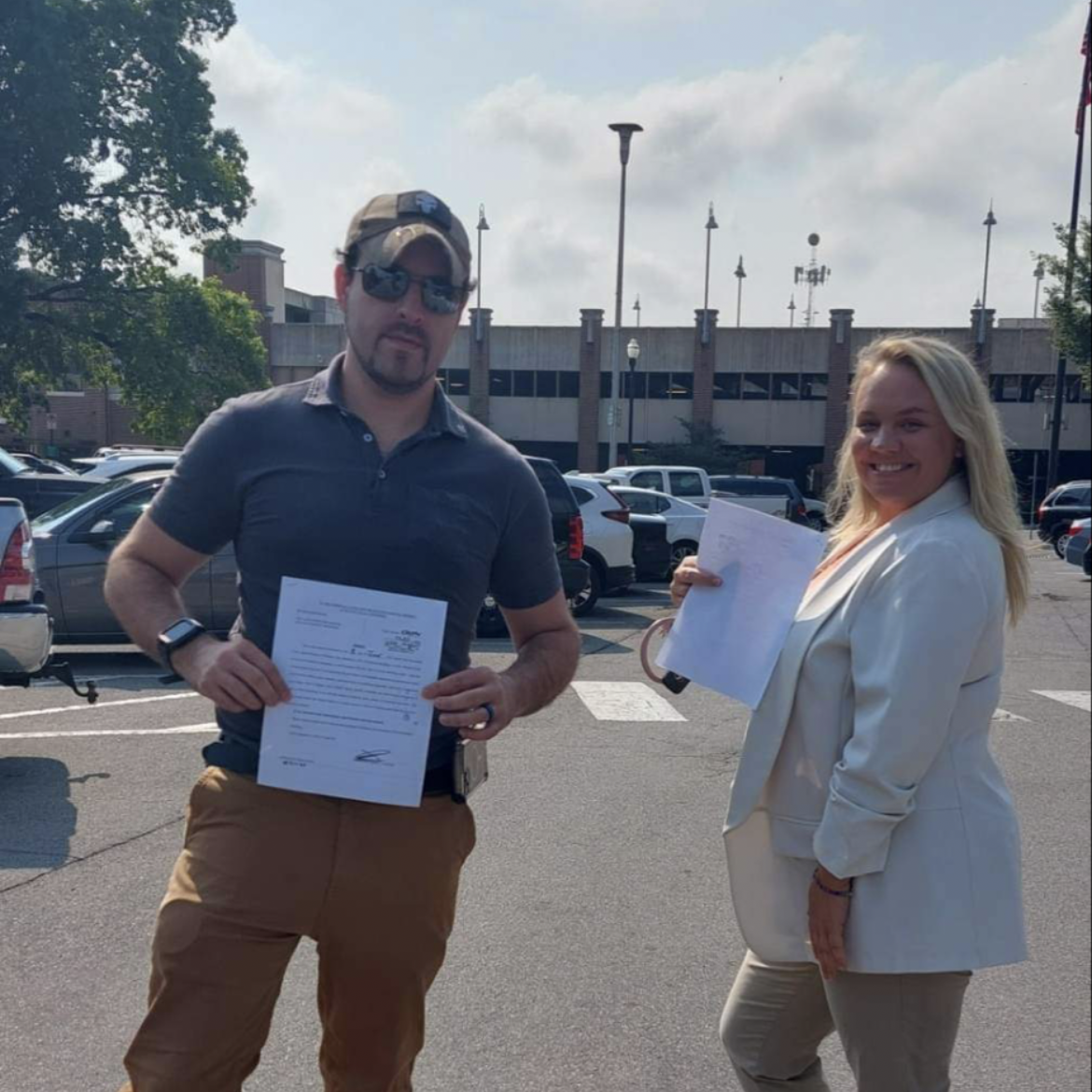 Ashley Cross and Dustin Still