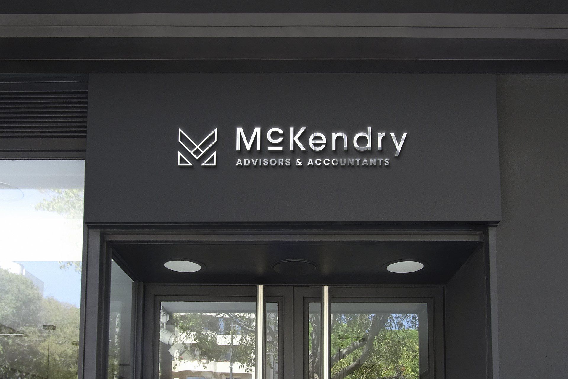 McKendry Advisors and Accountants branding by Vanilla Hayes Ltd in Blenheim, New Zealand