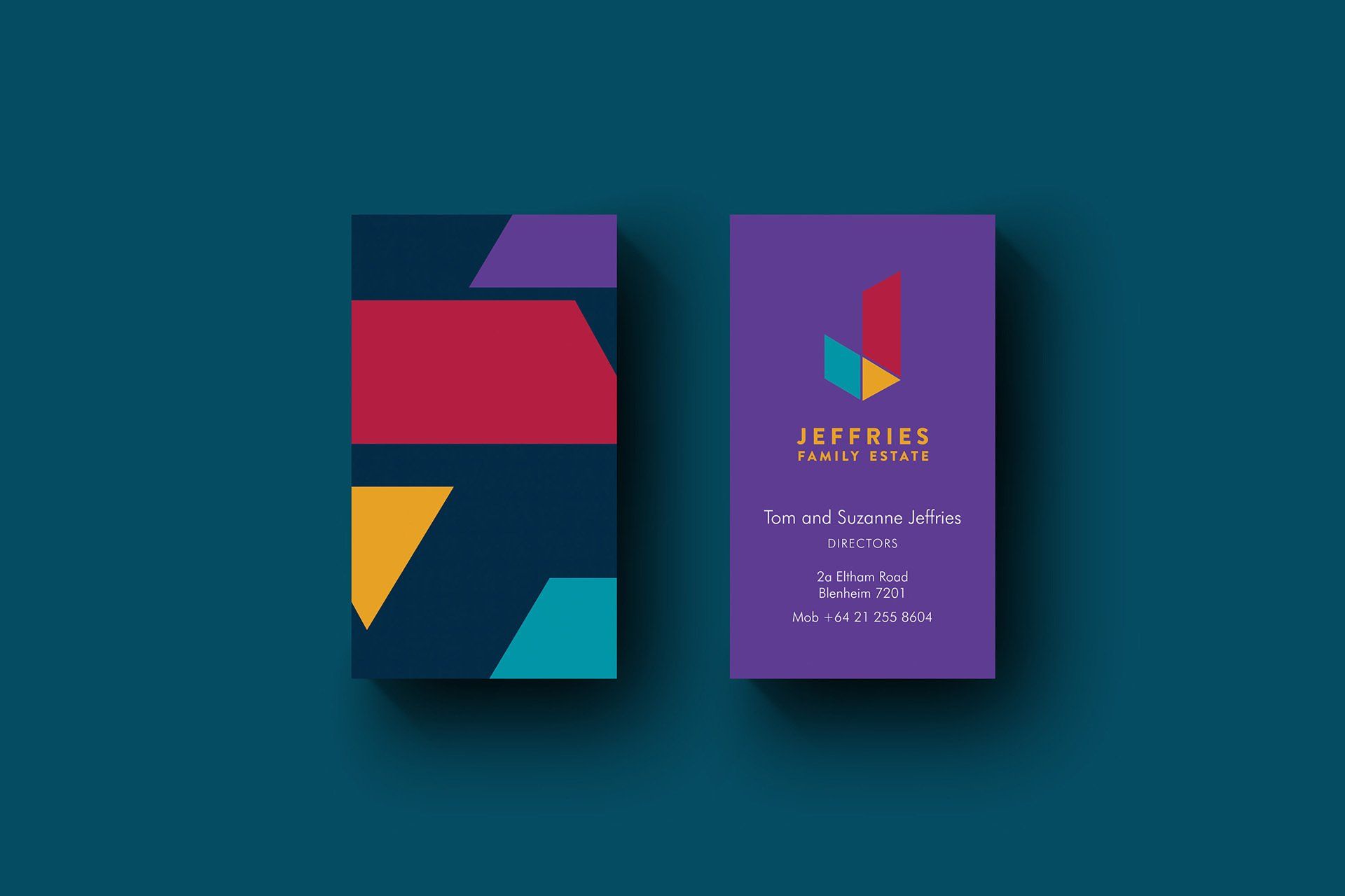 Jeffries Family Estate branding by Vanilla Hayes Ltd in Blenheim, New Zealand