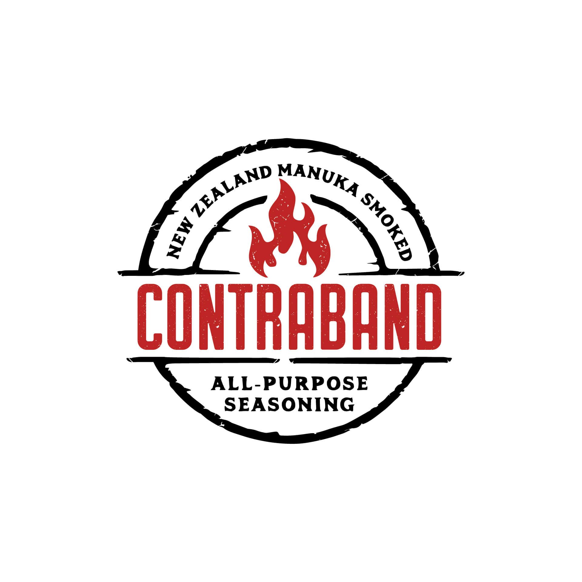 Contraband logo designed by Vanilla Hayes