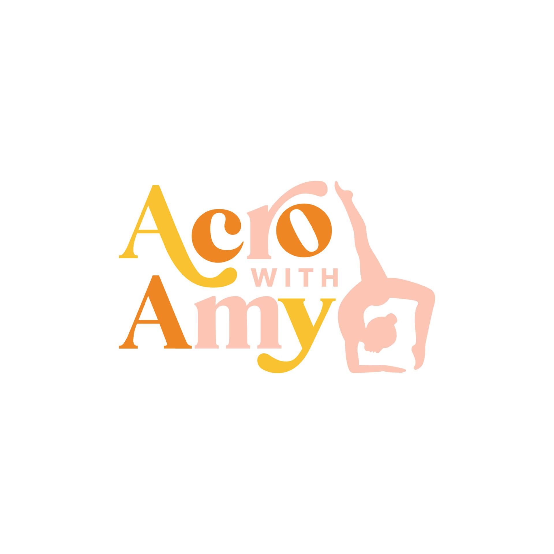 Acro with Amy logo designed by Vanilla Hayes