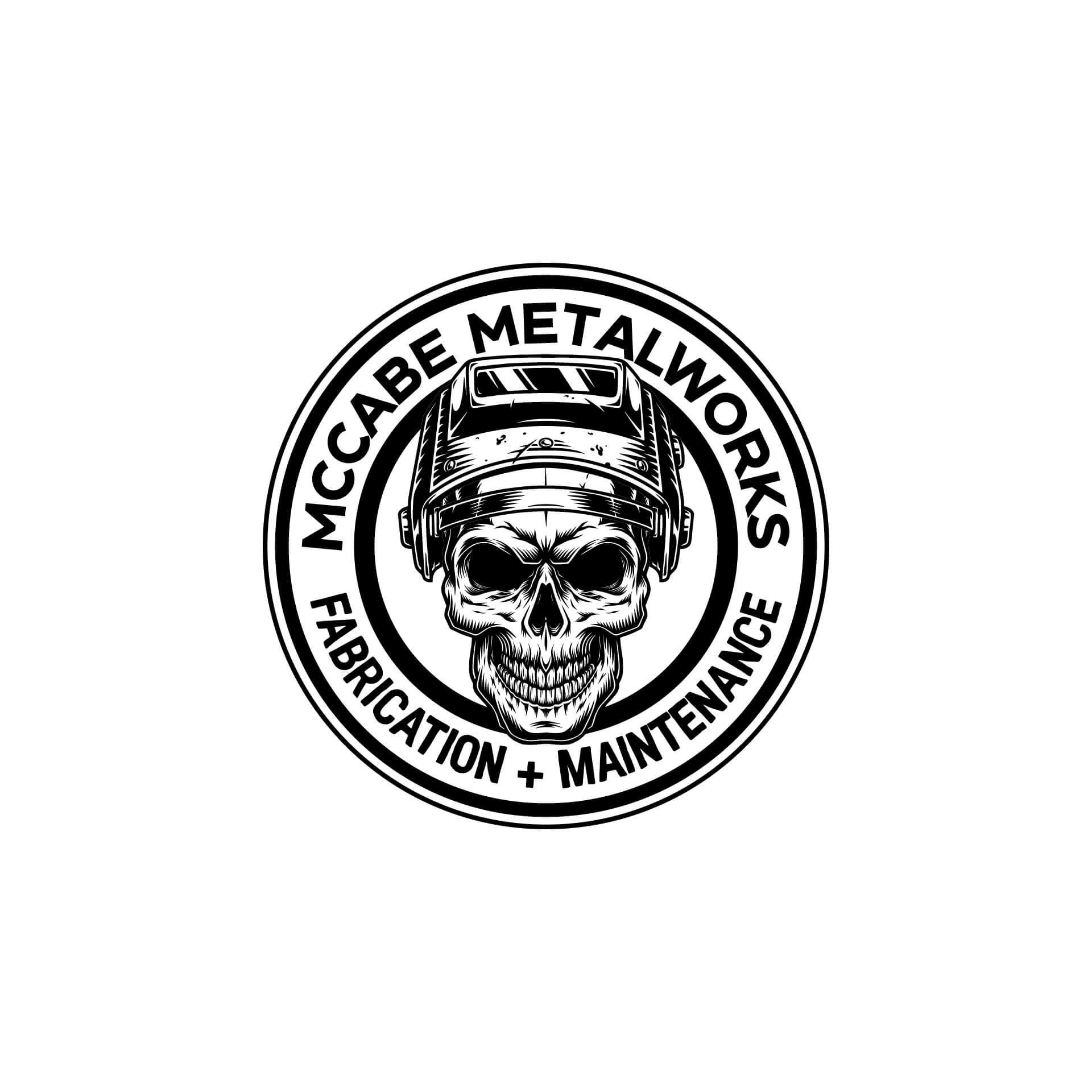 McCabe Metalworks logo designed by Vanilla Hayes