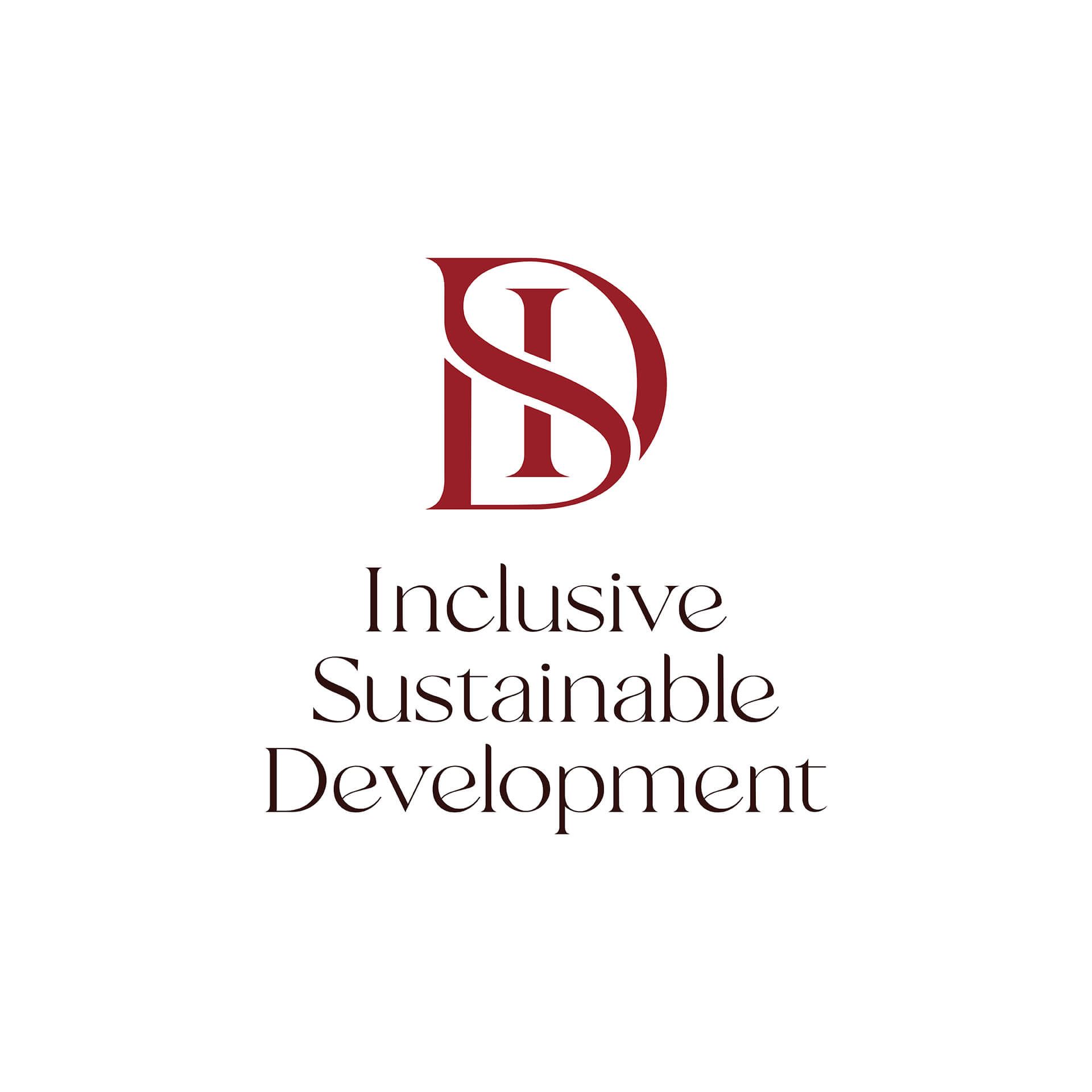 Inclusive Sustainable Development logo designed by Vanilla Hayes
