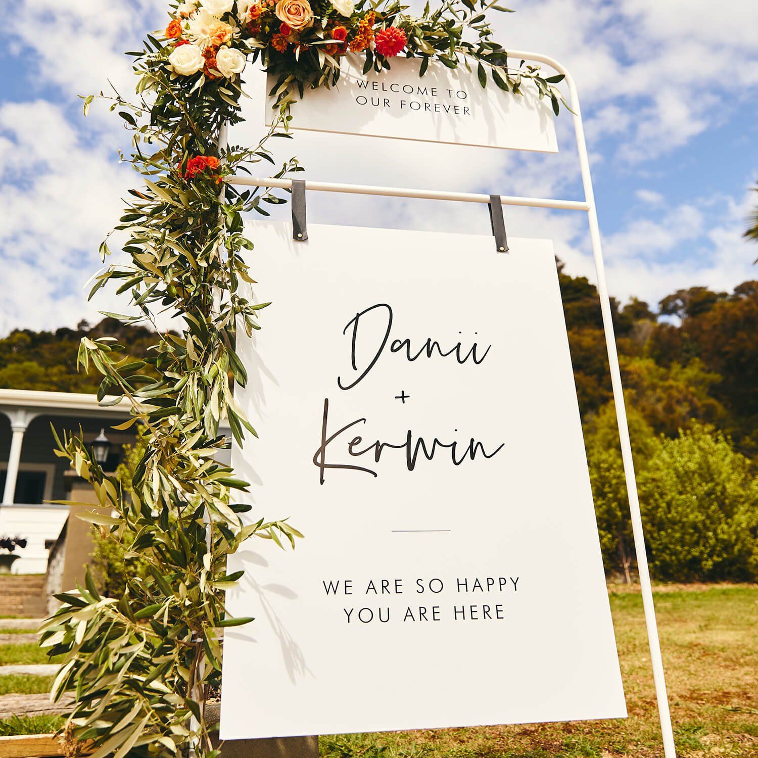 On the day wedding stationery designed by Vanilla Hayes creative graphic design  studio in Blenheim, Marlborough, New Zealand