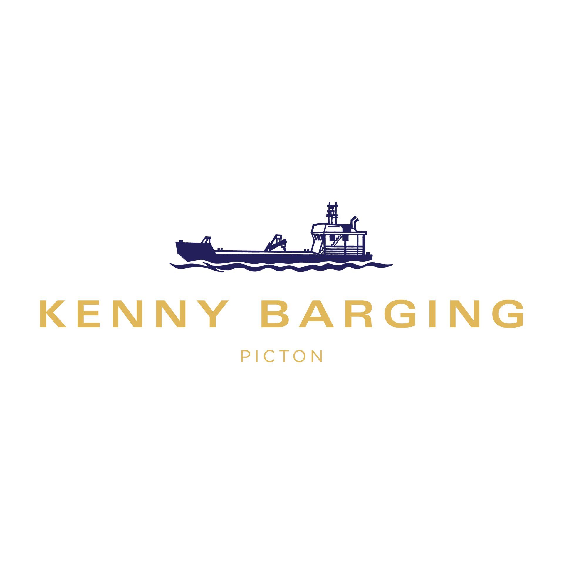 Kenny Barging logo designed By Vanilla Hayes