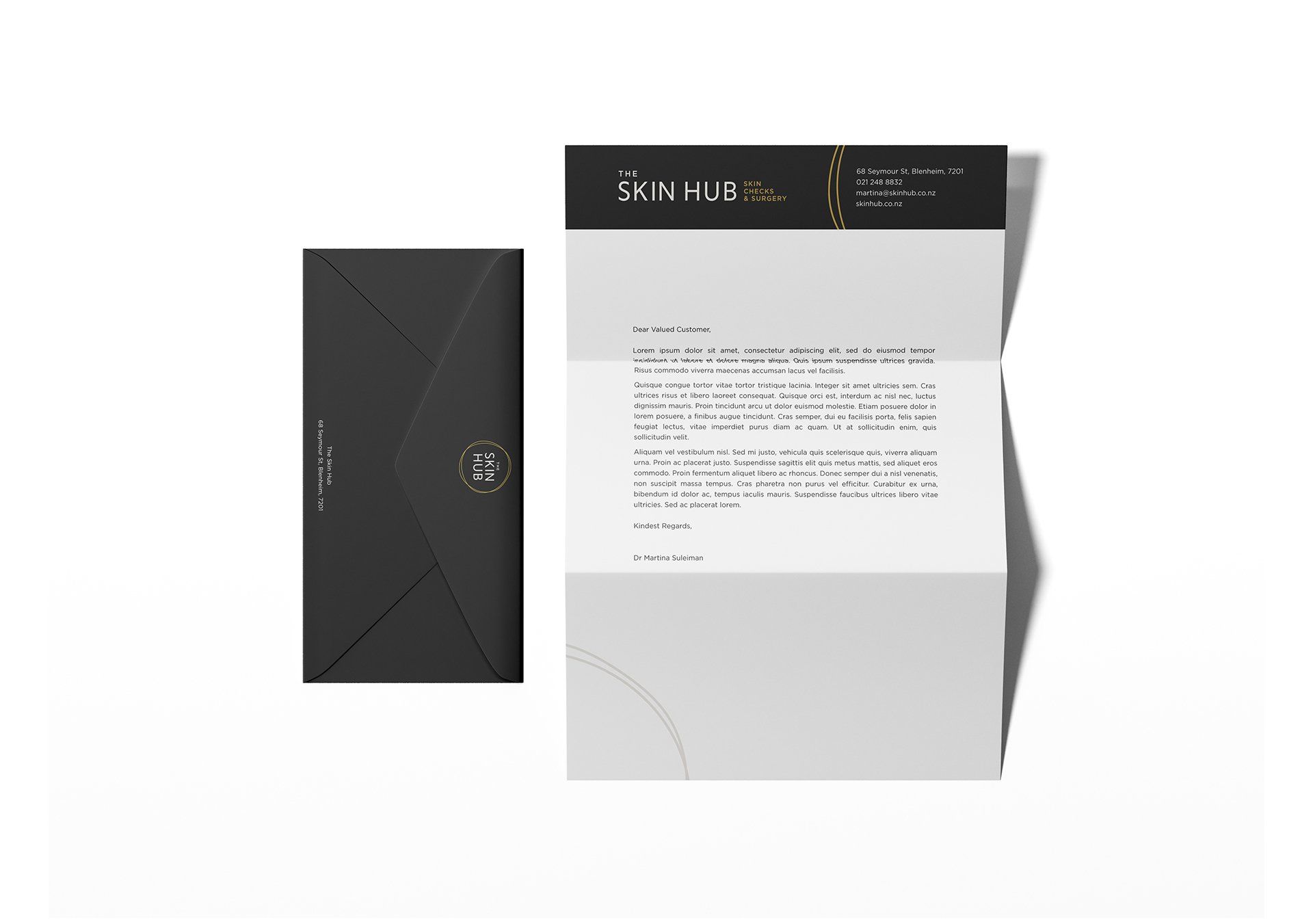 The Skin Hub branding by Vanilla Hayes Ltd in Blenheim, New Zealand