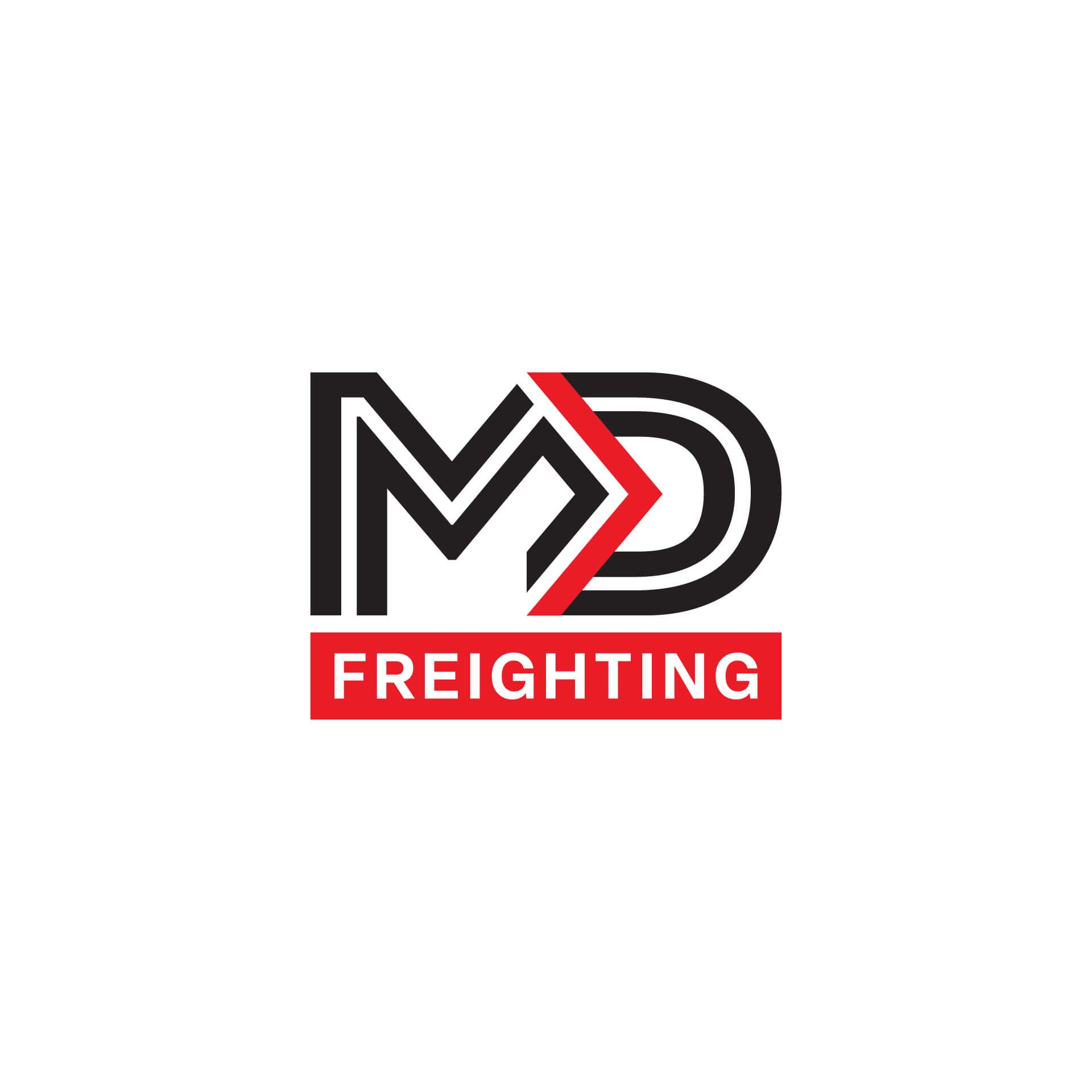 MD Freighting logo designed by Vanilla Hayes