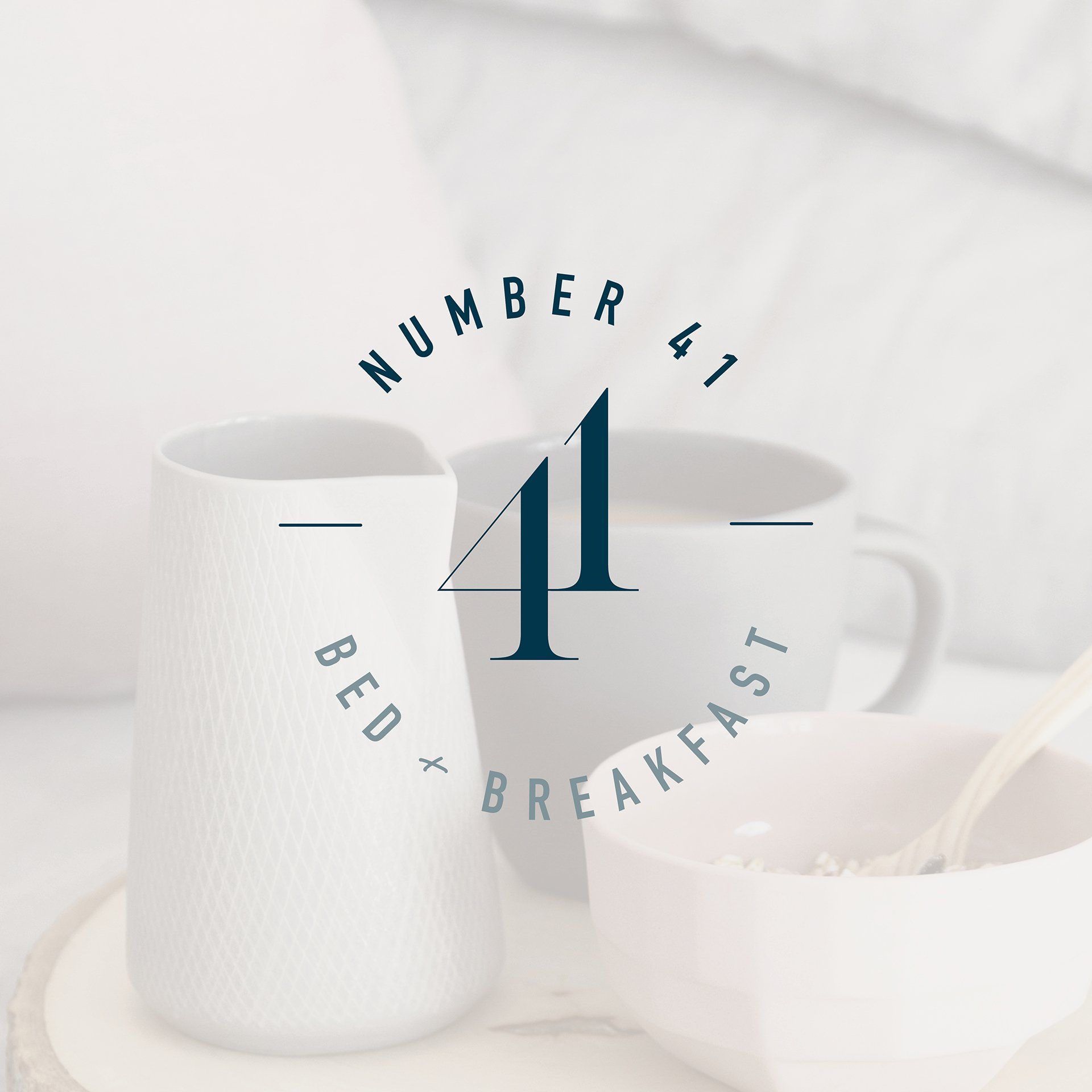 Number 41 Bed and Breakfast branding by Vanilla Hayes Ltd in Blenheim, New Zealand