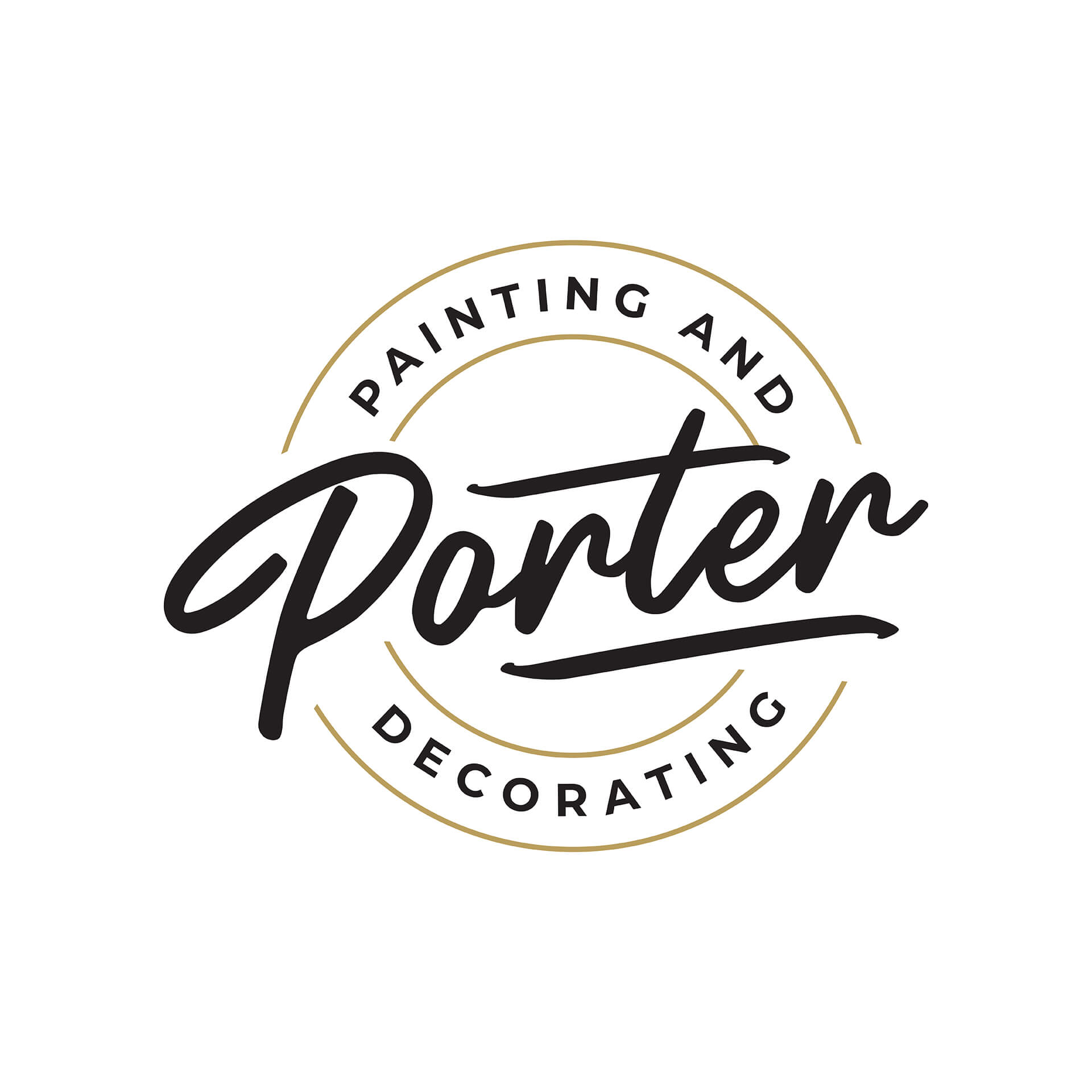 Porter Painting and Decorating Logo by Vanilla Hayes