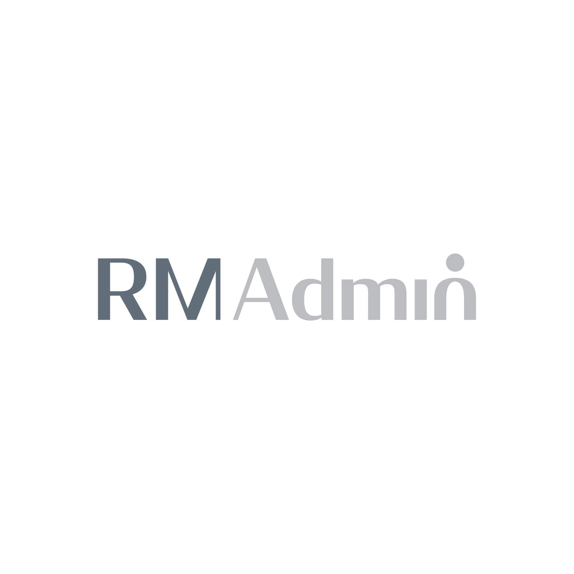 RM Admin logo designed by Vanilla Hayes