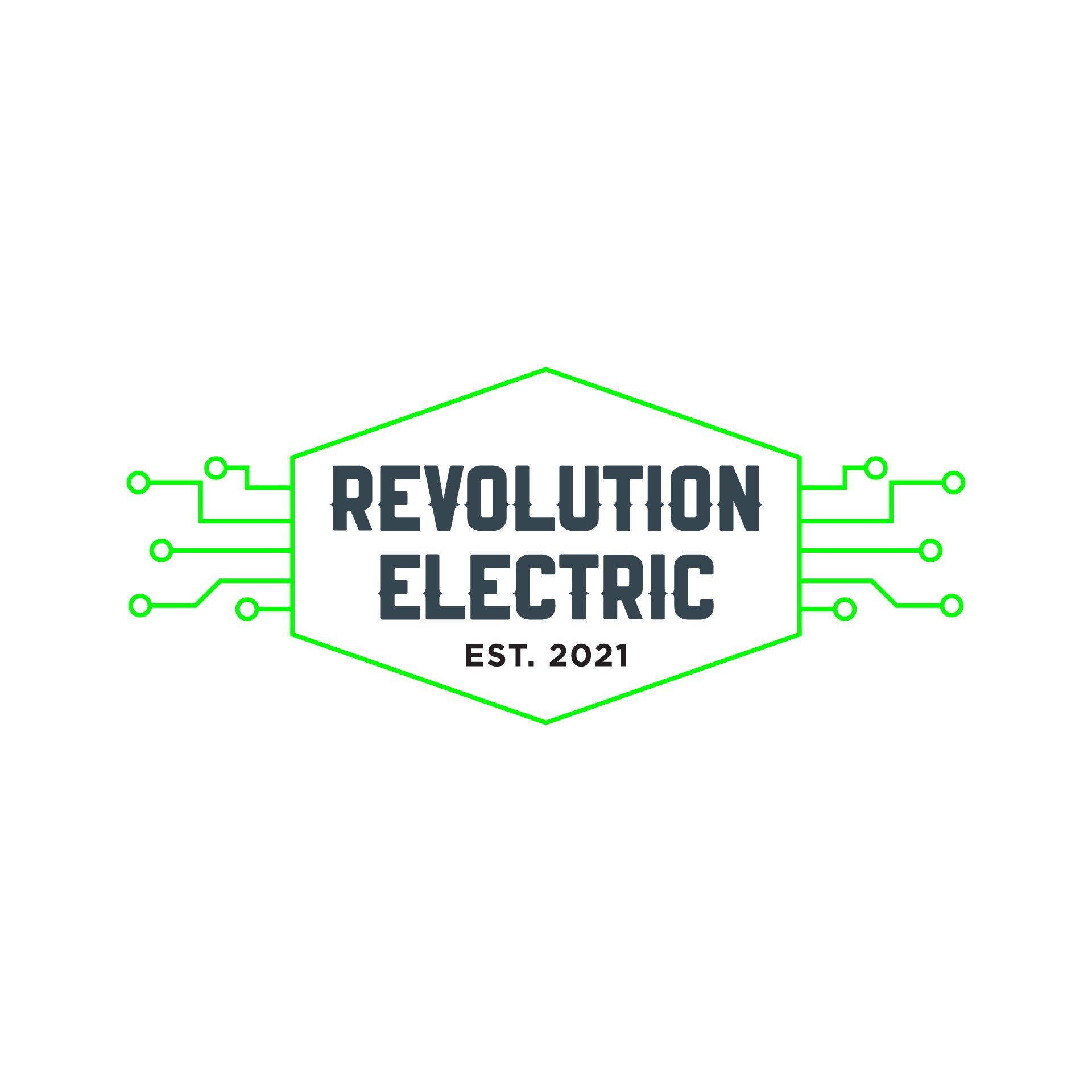 Revolution Electric logo designed By Vanilla Hayes