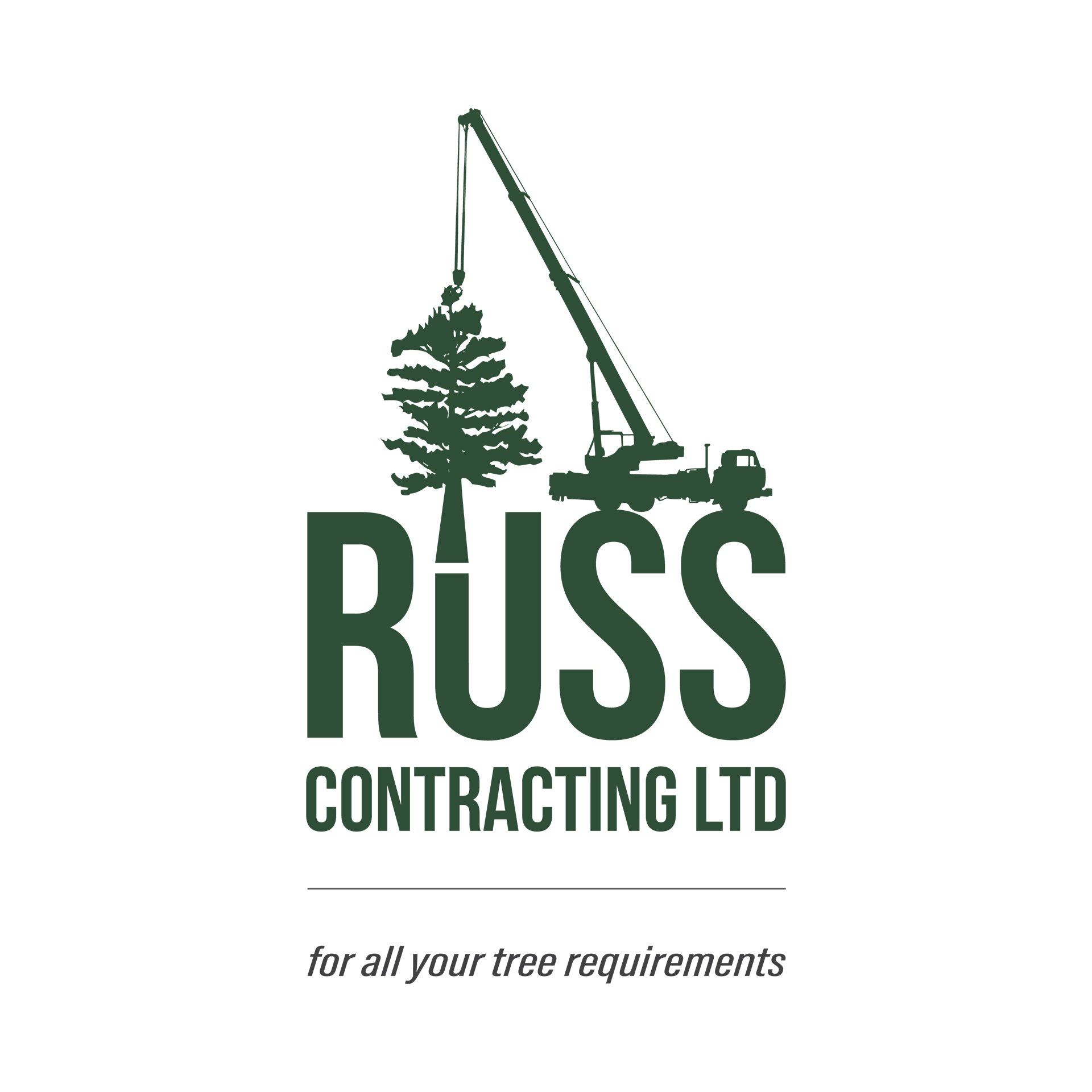Russ Contracting Ltd logo designed By Vanilla Hayes