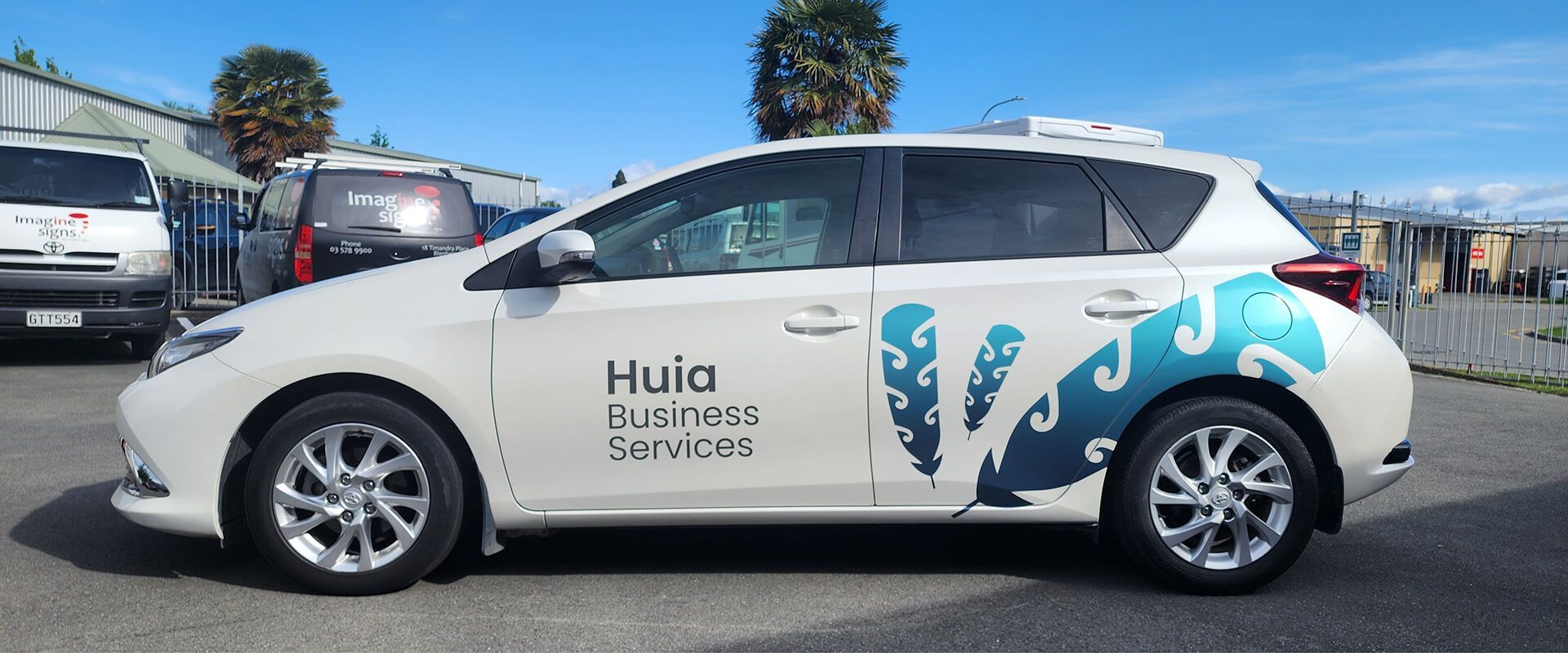 Huia Business Services branding by Vanilla Hayes Ltd in Blenheim, New Zealand