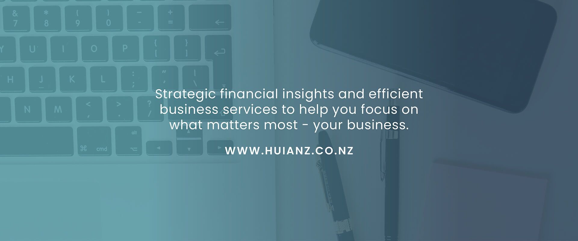 Huia Business Services branding by Vanilla Hayes Ltd in Blenheim, New Zealand