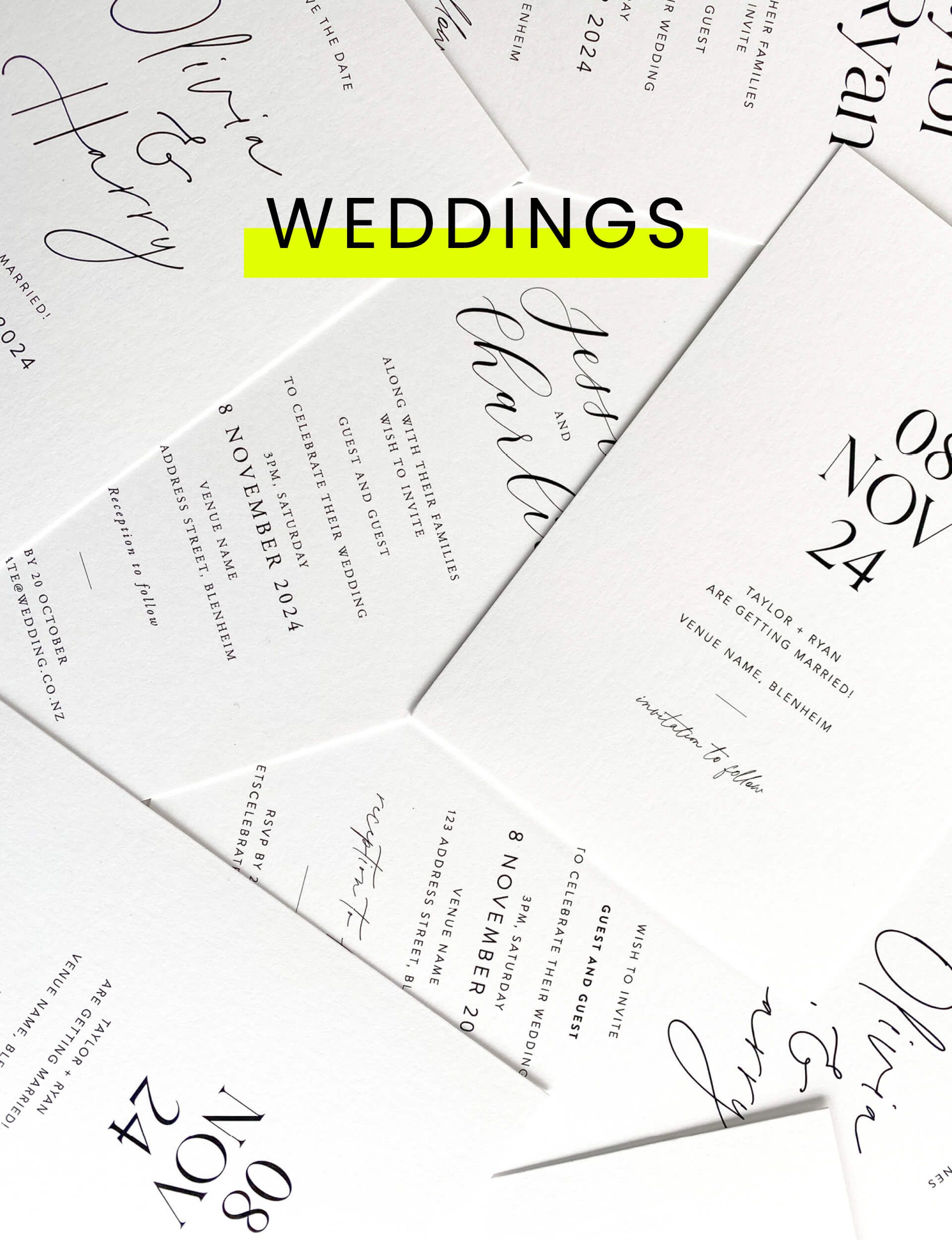 Vanilla Hayes Wedding Stationery