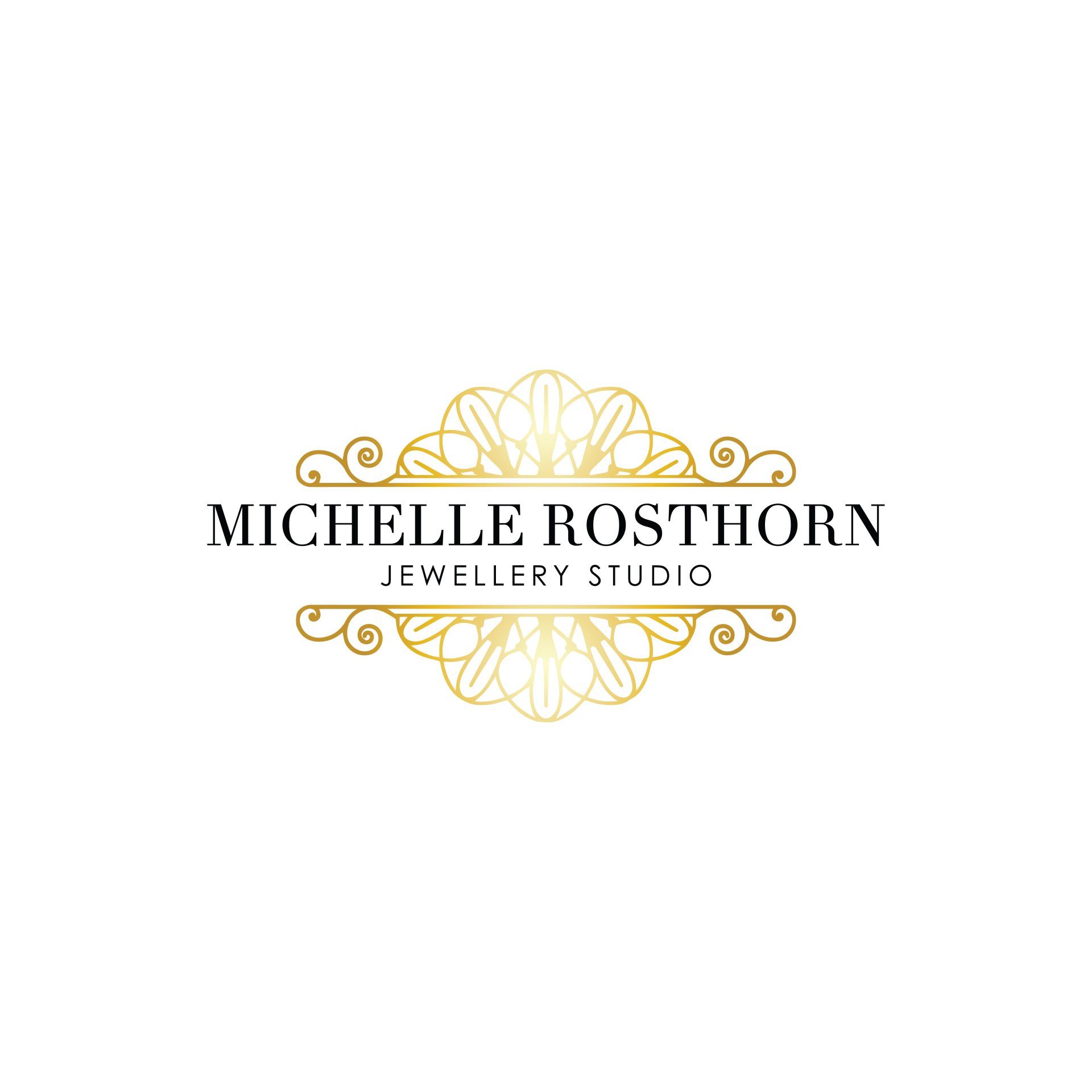 Michelle Rosthorn Jewellery logo designed by Vanilla Hayes