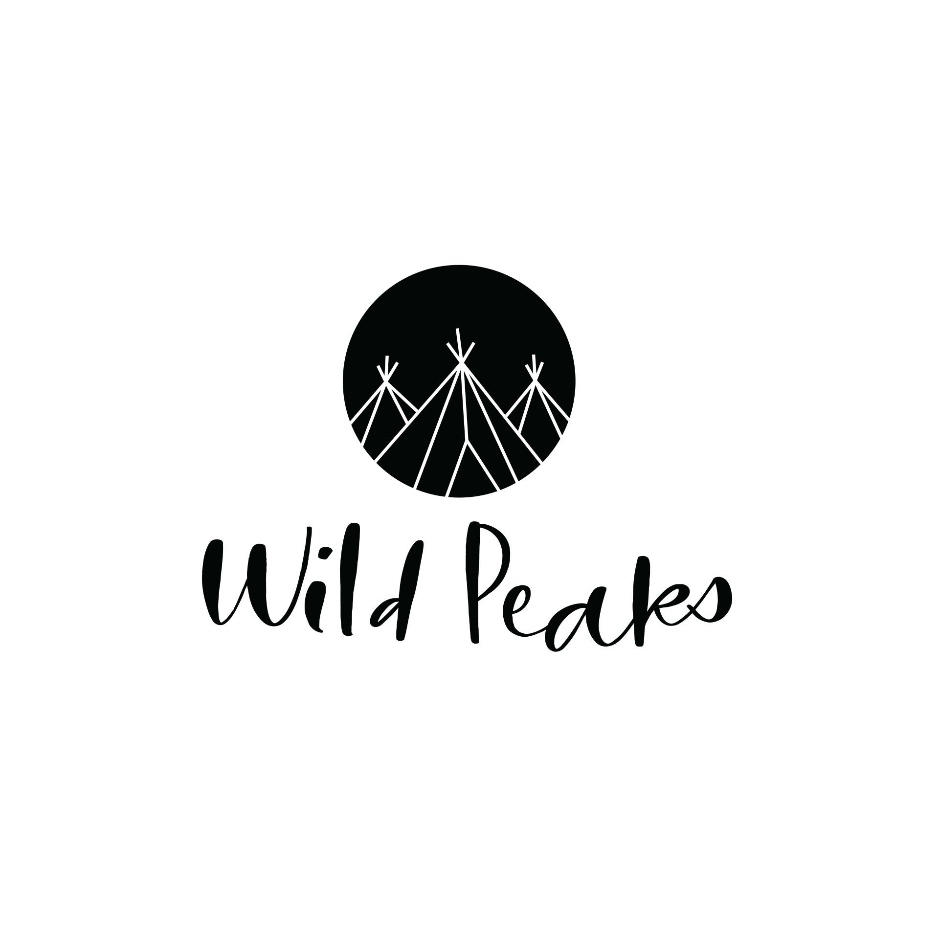 Wild Peaks logo designed by Vanilla Hayes