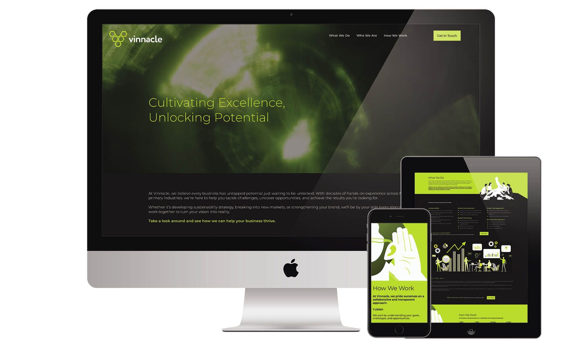 Vinnacle website designed by Vanilla Hayes creative design studio in Blenheim, Marlborough, New Zealand