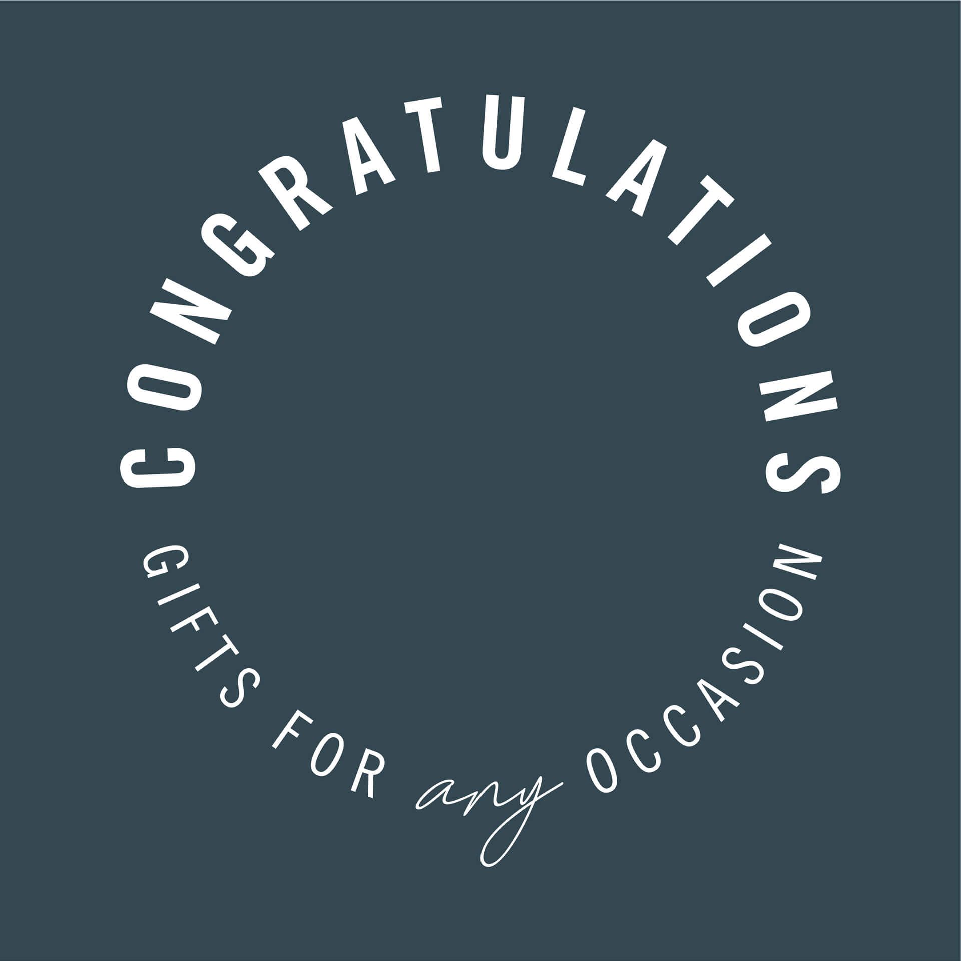 Congratulations logo designed By Vanilla Hayes