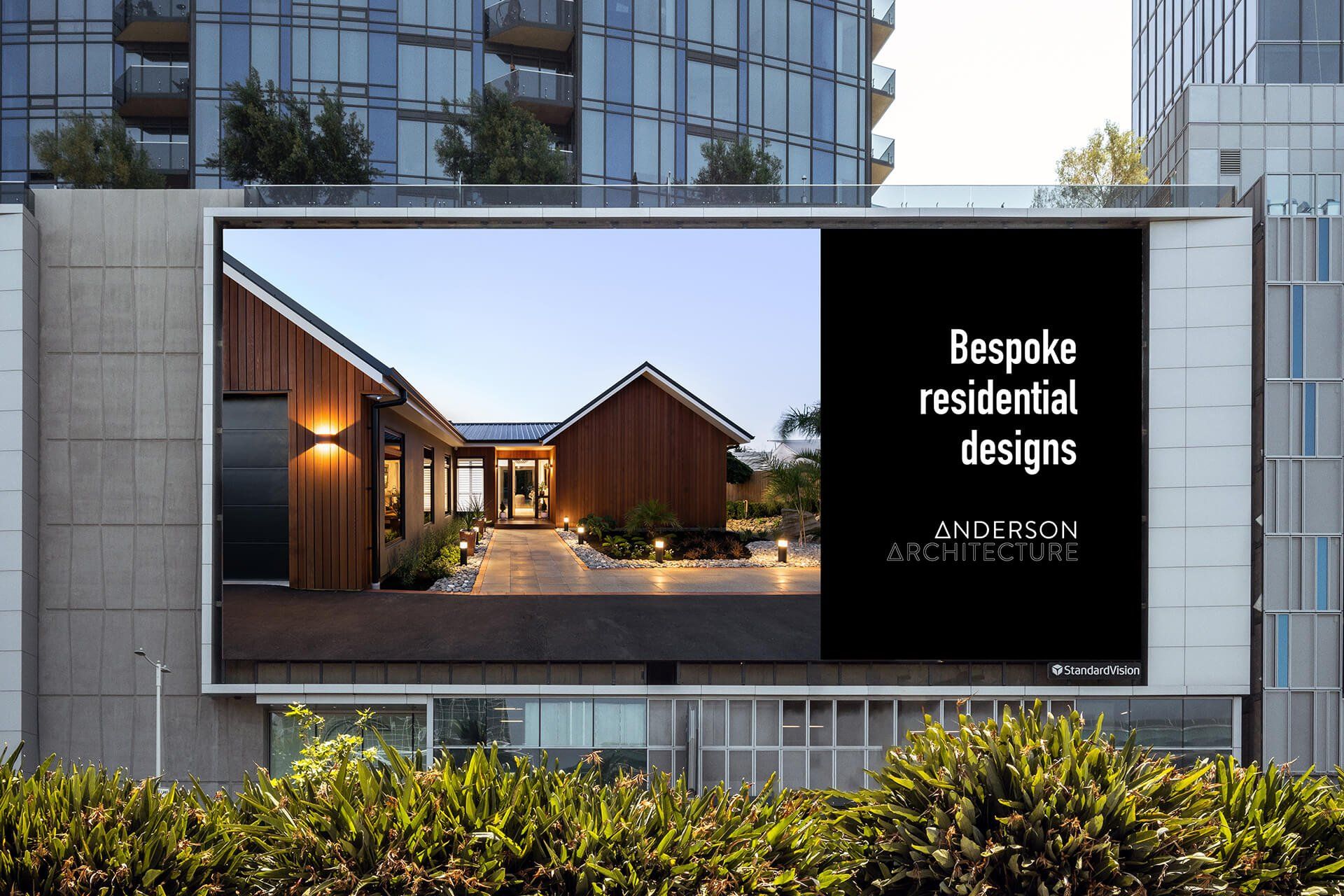 Anderson Architecture branding by Vanilla Hayes Ltd in Blenheim, New Zealand