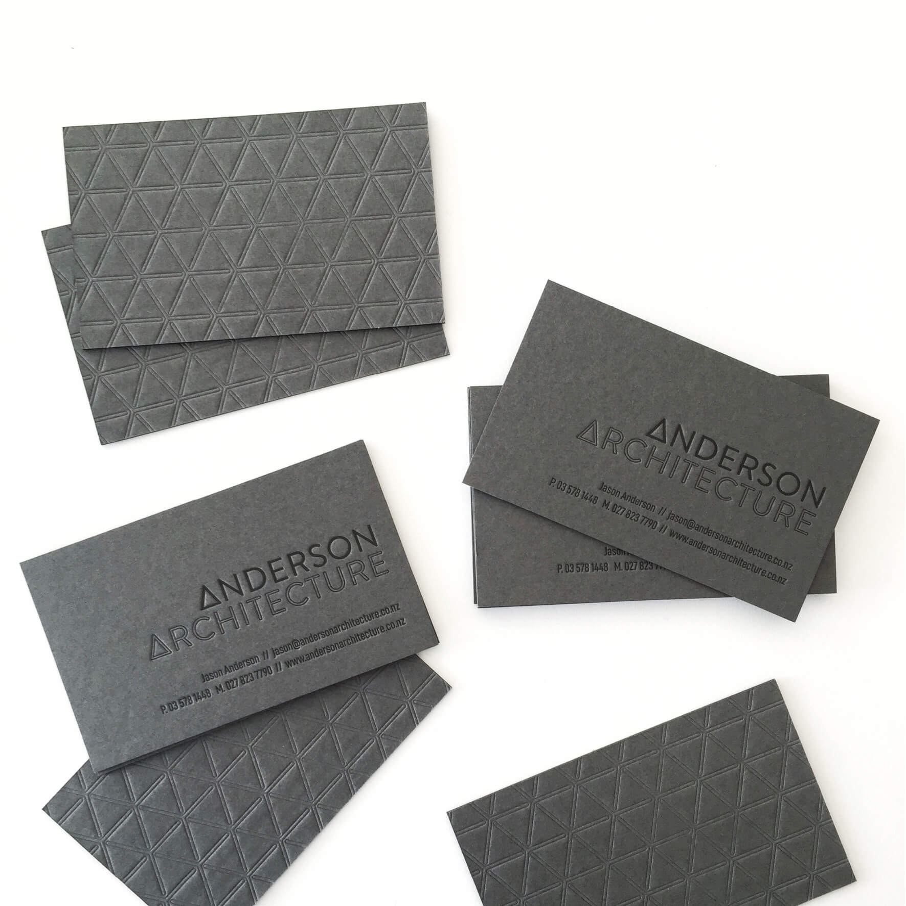 Anderson Architecture branding by Vanilla Hayes Ltd in Blenheim, New Zealand