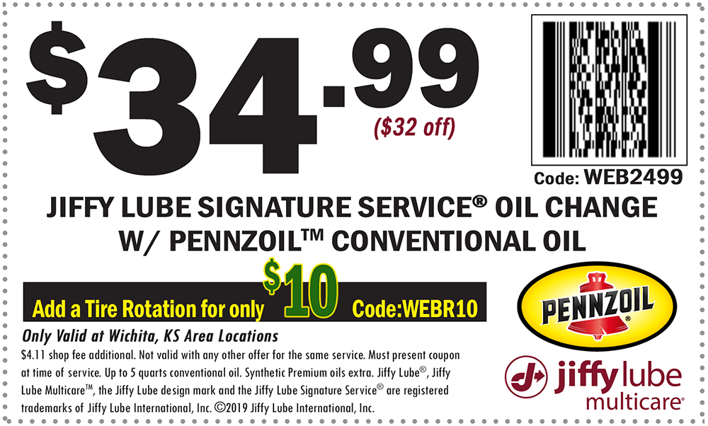 Wichita Jiffy Lube Jiffy Lube Signature Service® Oil Change