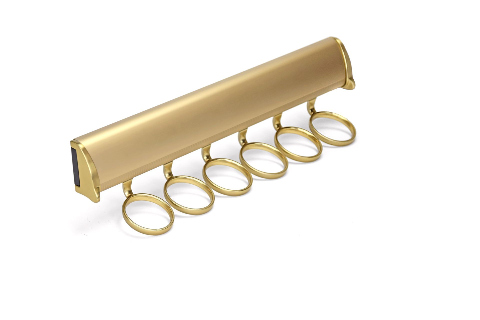 matte gold scarf racks