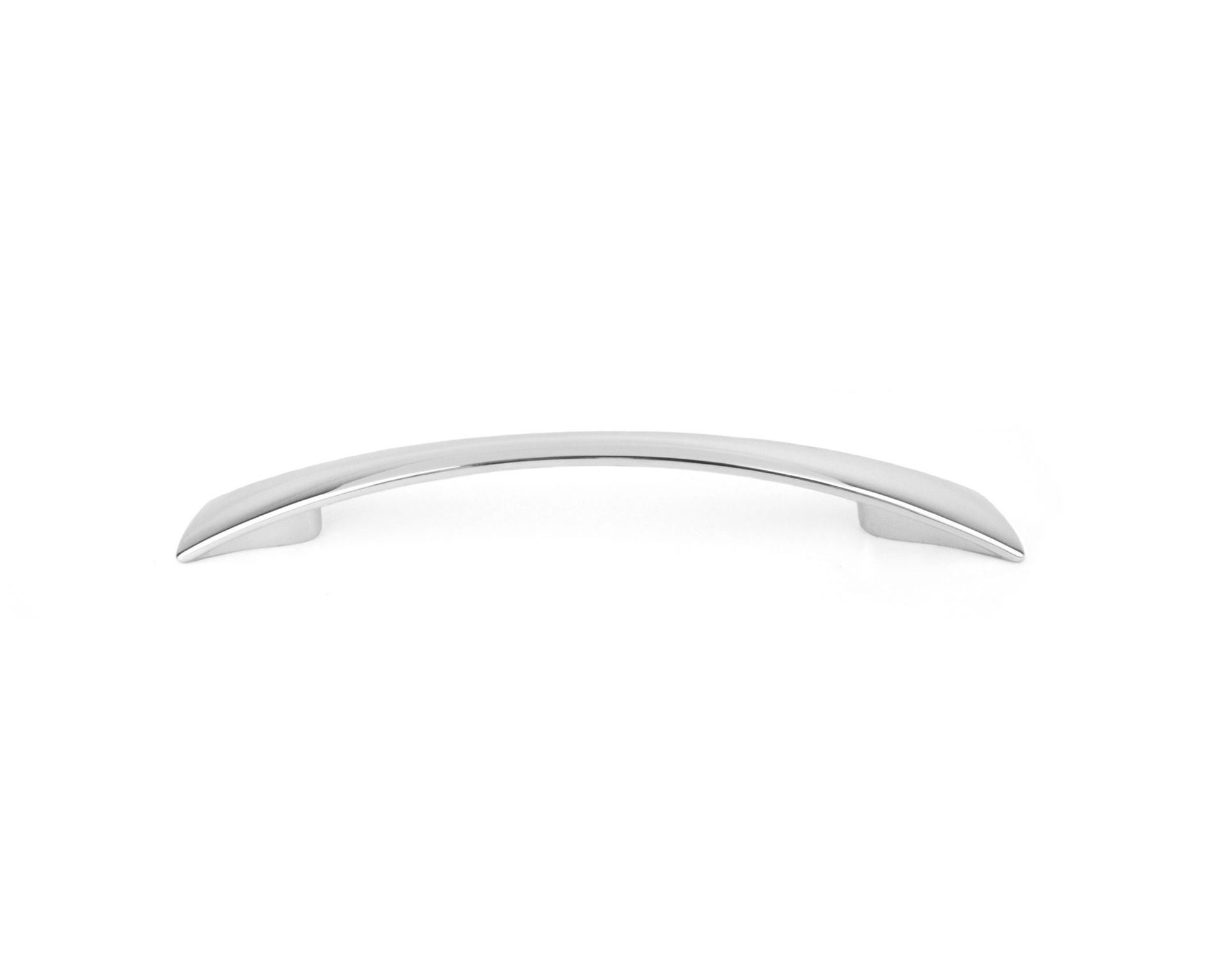 A white handle on a white background.