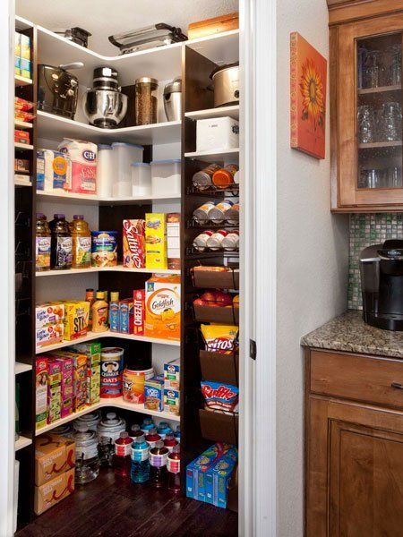 A pantry filled with lots of food and drinks