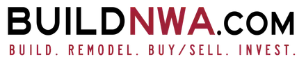 Logo for Build NWA, website, with a tagline