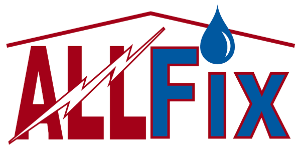 Hexagon logo with mountains, trees, and campfire in orange and blue. Company name is white.