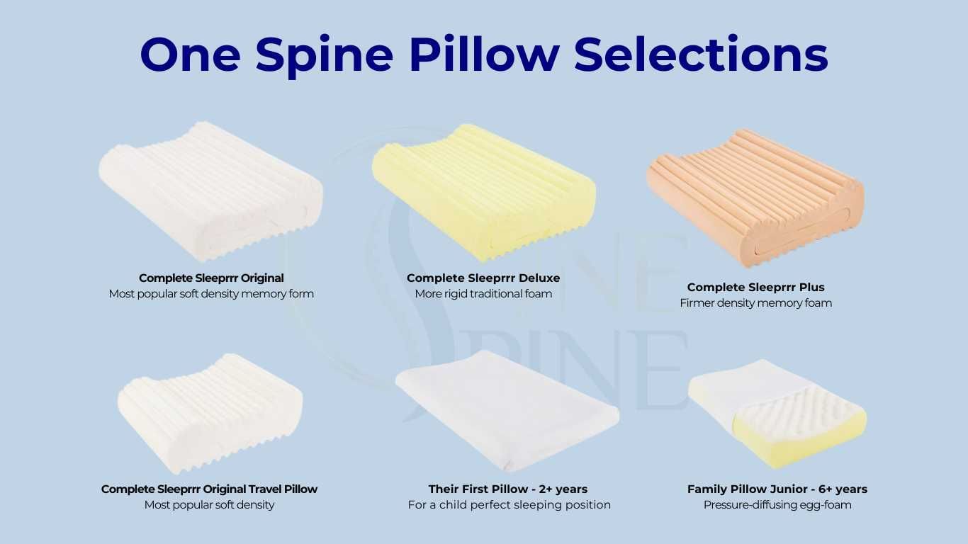 One Spine Chiropractic Pillow Selections
