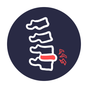 slipped disc icon
