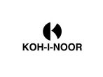 Il logo del marchio Koh-I-Noor, caratterizzato da un'icona circolare nera stilizzata sopra la scritta 