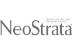 Logo del marchio NeoStrata in grigio, con la scritta 