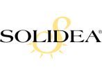 Il logo del marchio Solidea presenta la parola 