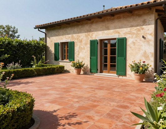 Privati con giardino e spazi esterni ordinati