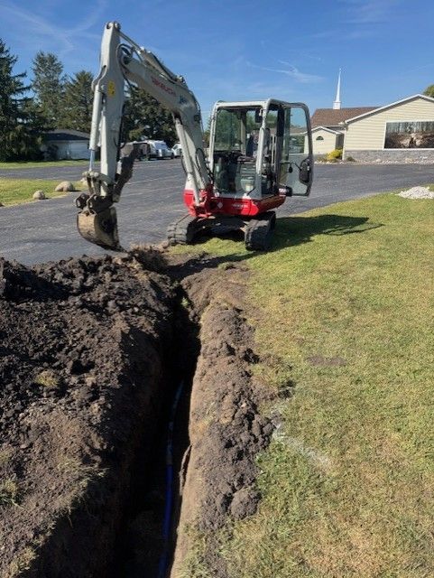 Janvrin Plumbing's in-house excavation equipment