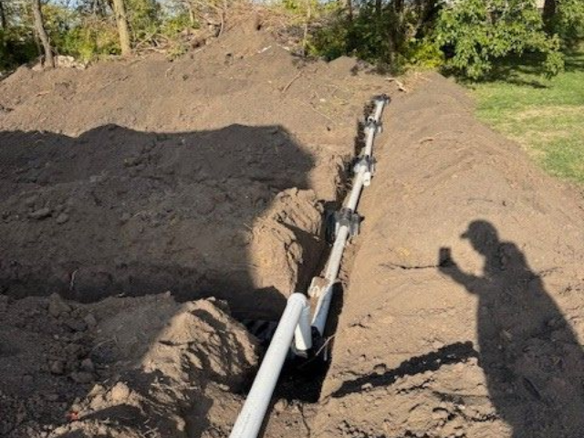 Septic system excavation project photo 2