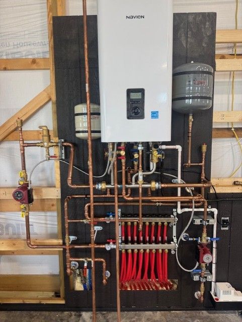 Water heater and boiler installation